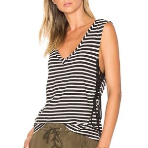 NWT Pam + Gela Lace Up Tank